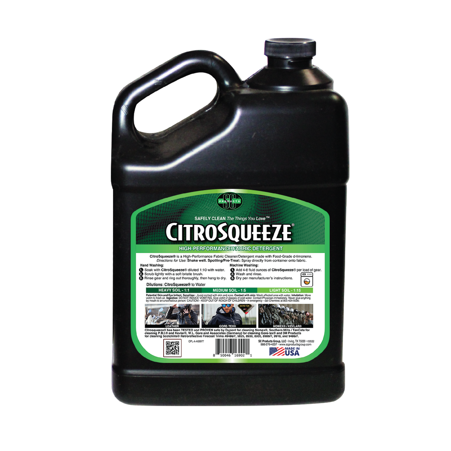 CitroSqueeze® High Performance Fabric-Detergent 1 Gallon