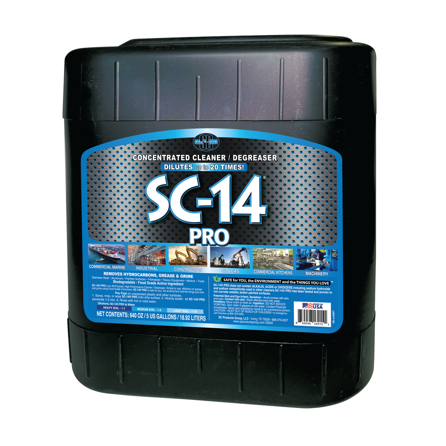 SC-14® PRO Concentrated Cleaner/Degreaser 5 Gallon